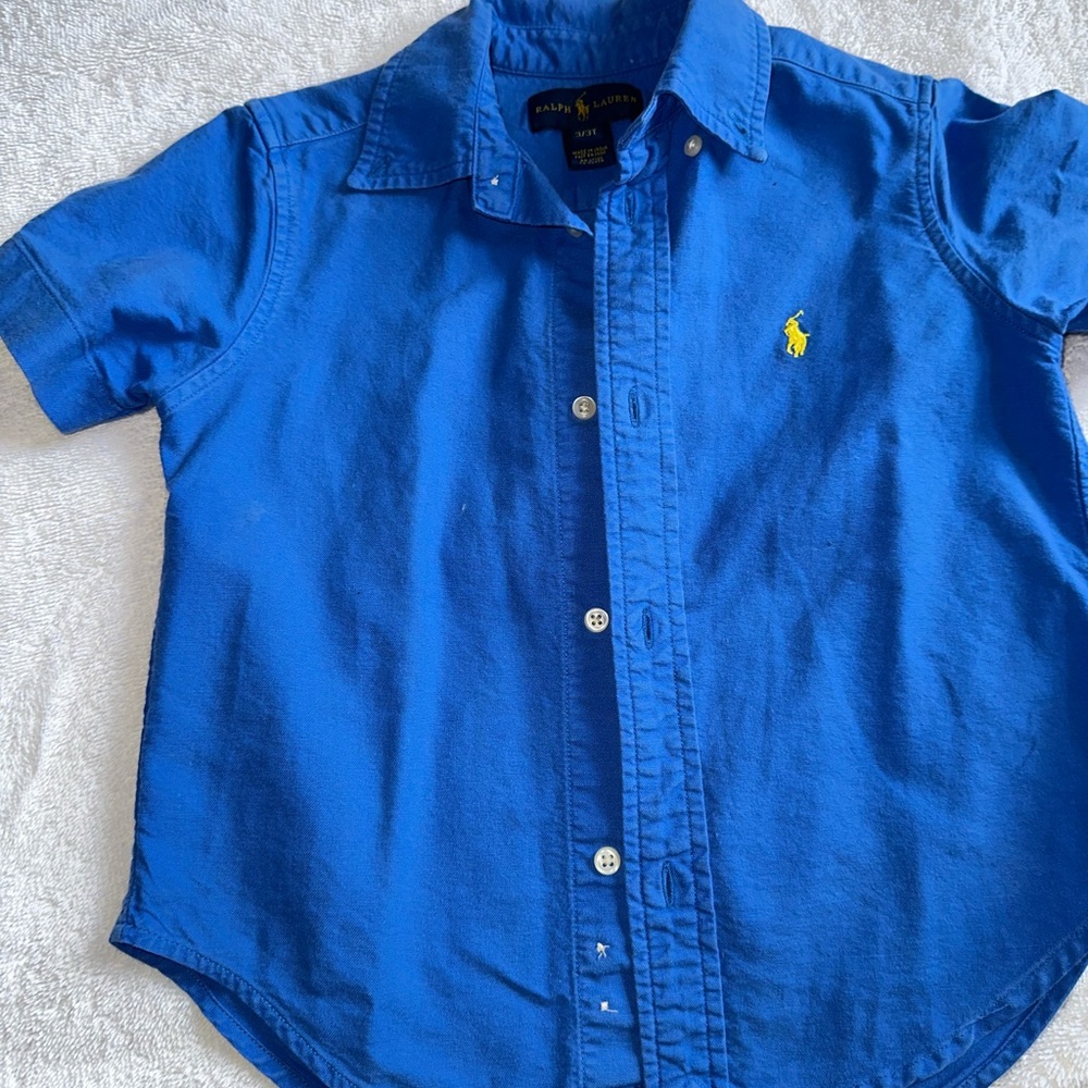 Polo Ralph Lauren Toddler Boy's Polo Shirt - Royal Blue - Size 3/3T -